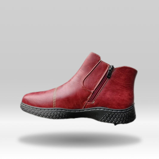 DAMSKIE OCIEPLANE BOTKI Z ZAMECZKIEM NA GUMCE