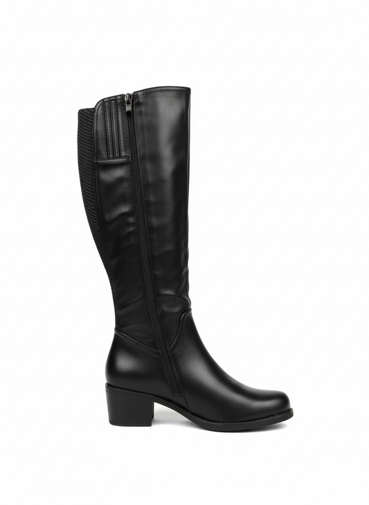 DŁUGIE KOZACZKI NA OBCASIE OCIEPLANE